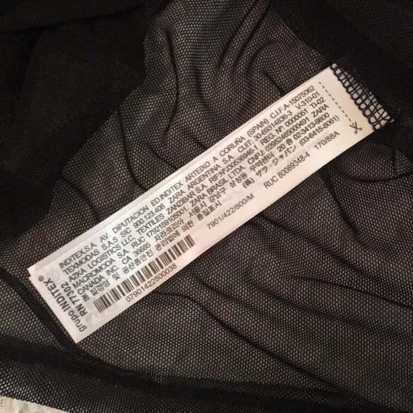 ZARA See Through Turtleneck Top - Picture 6 of 6